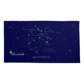 Constellation SAGITTARIUS, uniek, indrukwekkend Kussensloop (Achterkant)