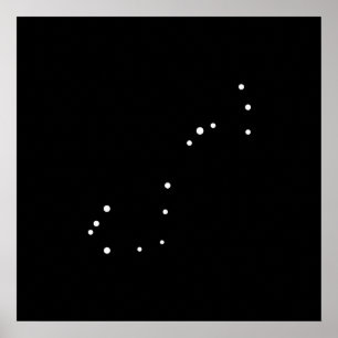 Constellation Scorpius van Leslie Peppers Poster