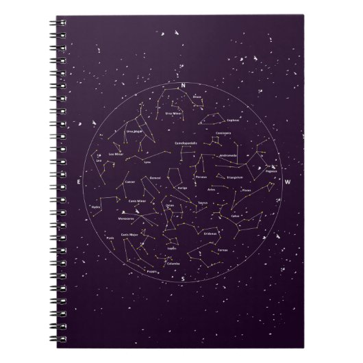 Constellation Sensation | Spiral notebook Notitieboek (Voorkant)