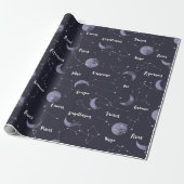 Constellation Theme Cadeaupapier (Uitgerold)