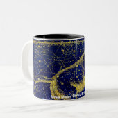 Constellation Ursa Major Tweekleurige Koffiemok (Voorkant links)