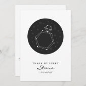 Constellation Verloving Ring Save the Date (Voorkant / Achterkant)