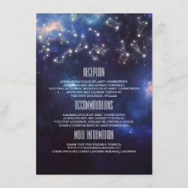 Constellation Wedding Informatie Gast Informatiekaartje
