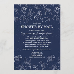 Constellations Baby shower by Mail Long Distance Kaart