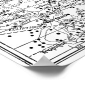 Constellations Map Poster (Hoek)