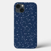 Constellations Starry Sky Navy Blue Case-Mate iPhone Case (Achterkant)