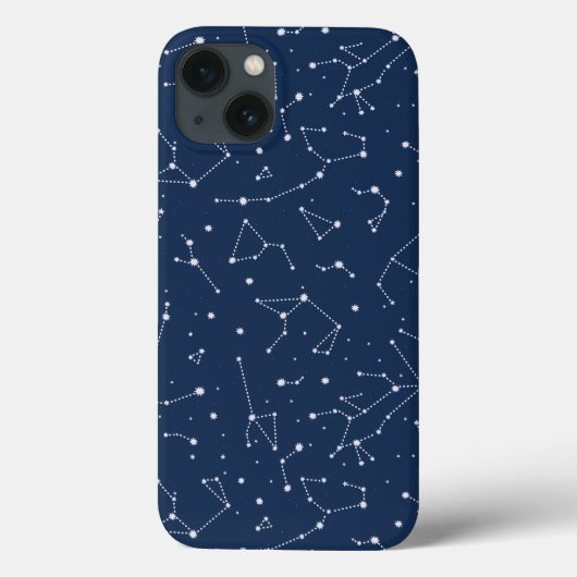 Constellations Starry Sky Navy Blue Case-Mate iPhone Case (Achterkant)