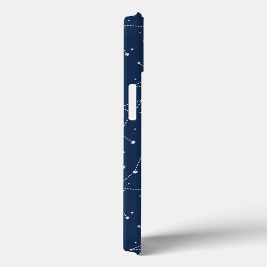 Constellations Starry Sky Navy Blue Case-Mate iPhone Case (Achterkant / Rechts)