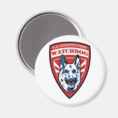 constitutiewaakhond magneet (Voorkant / Achterkant)