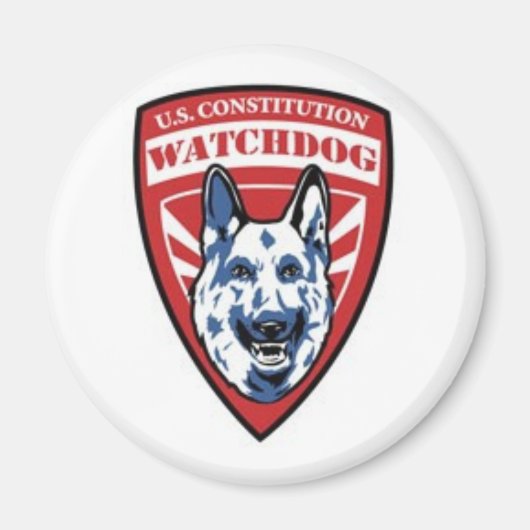 constitutiewaakhond magneet (Voorkant)