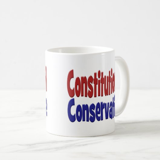 Constitutioneel Conservatief Koffiemok (Voorkant rechts)