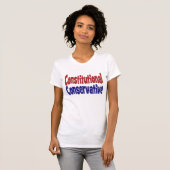 Constitutioneel Conservatief T-shirt (Voorkant volledig)