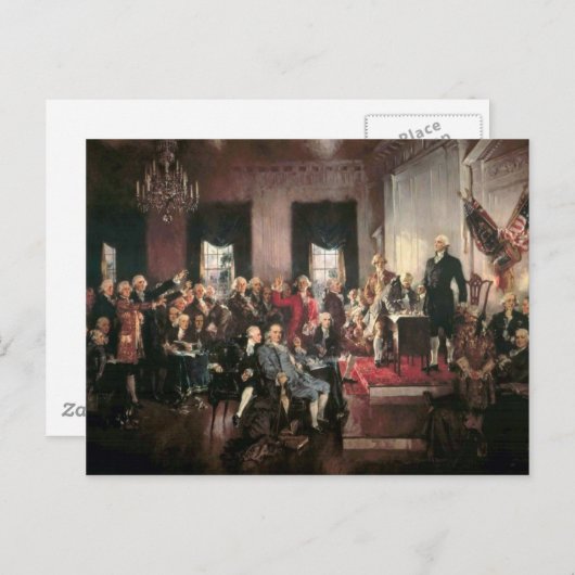 Constitutionele Conventie Briefkaart (Voorkant / Achterkant)