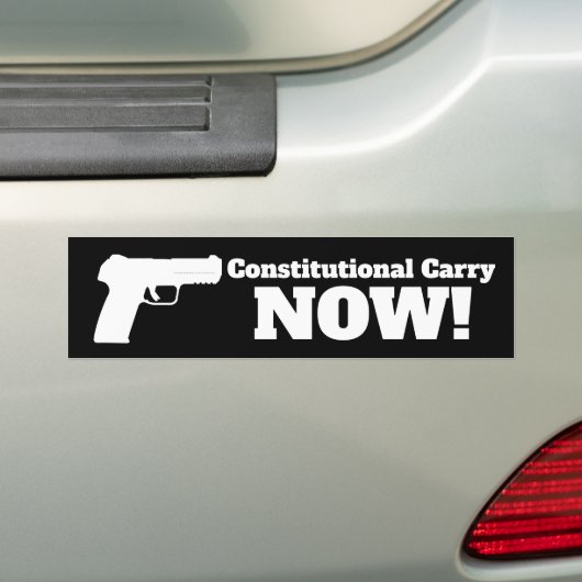 Constitutionele Drary NU! Bumpersticker (Op auto)