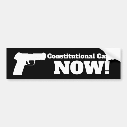 Constitutionele Drary NU! Bumpersticker (Voorkant)