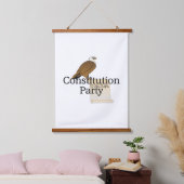Constitutionele Partij t-shirt Hangend Wandkleed (Slaapkamer)