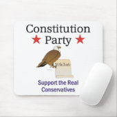 Constitutionele Partij t-shirt Muismat (Met muis)