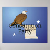 Constitutionele Partij t-shirt Poster (Voorkant)