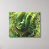 Constrictor Green Python Boa Canvas Afdruk (Voorkant)