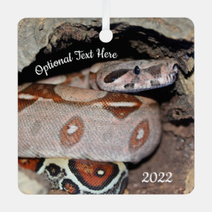 Constrictor Red Tail Boa Metalen Ornament