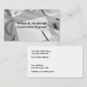 Constructeur Ontwerpingenieur Visitekaartje (Voorkant / Achterkant)