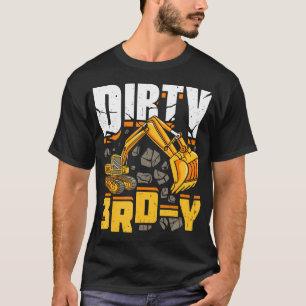 Constructie 3e verjaardag jongen vies 3e-y opgravi t-shirt