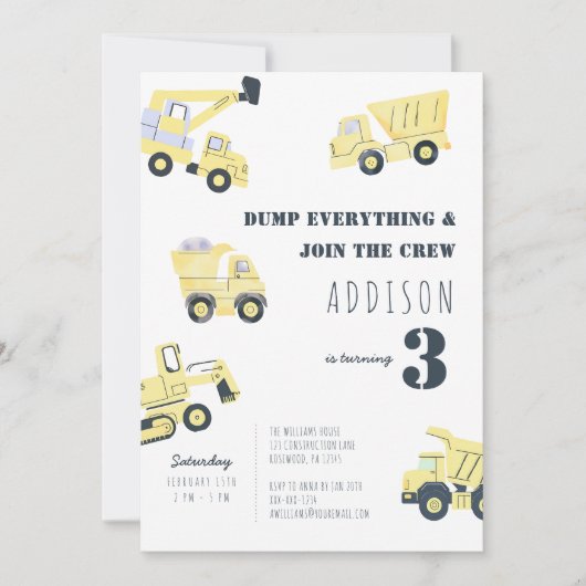 Constructie 3e verjaardag kaart (Voorkant)