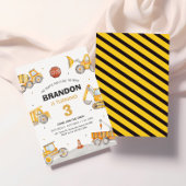 Constructie 3e verjaardag kaart