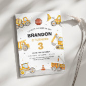 Constructie 3e verjaardag kaart