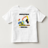 Constructie 4e verjaardag kinder shirts (Voorkant)