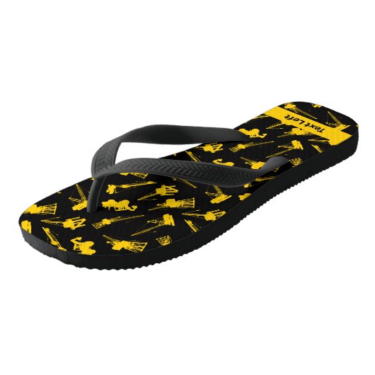 Constructie Achtergrond Teenslippers (Schuin)