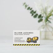 Constructie | Betonmixer Visitekaartje (Staand voorkant)