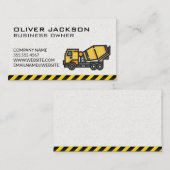 Constructie | Betonmixer Visitekaartje (Voorkant / Achterkant)