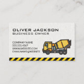 Constructie | Betonmixer Visitekaartje (Voorkant)