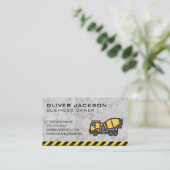 Constructie | Betonmixer Visitekaartje (Staand voorkant)