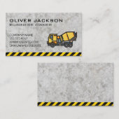 Constructie | Betonmixer Visitekaartje (Voorkant / Achterkant)