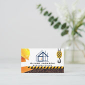 Constructie Bouw | Aannemer | Ingenieur Visitekaartje (Staand voorkant)