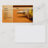 constructie / carpenter visitekaartje (Voorkant / Achterkant)