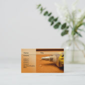 constructie / carpenter visitekaartje (Staand voorkant)