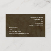 constructie/carpentry visitekaartje (Achterkant)