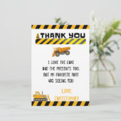 CONSTRUCTIE DANK U KAART VOOR JONGEN (Staand voorkant)