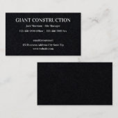 Constructie Dikke Visitekaartjes Design Sjabloon (Voorkant / Achterkant)