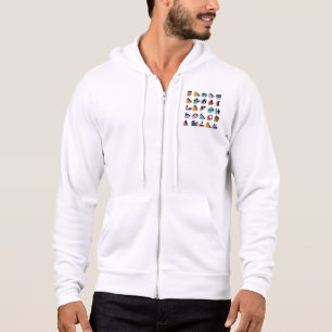 Constructie- en doe-het-zelf-icoontjes voor thuisv hoodie