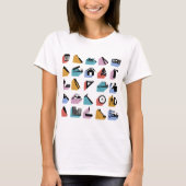 Constructie- en doe-het-zelf-icoontjes voor thuisv t-shirt (Voorkant)