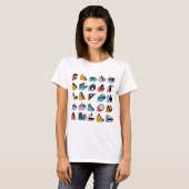 Constructie- en doe-het-zelf-icoontjes voor thuisv t-shirt (Voorkant volledig)