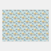 Constructie Gravers Patroon Inpakpapier Vel (Voorkant 2)