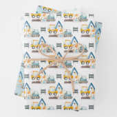 Constructie Gravers Patroon Inpakpapier Vel (In situ)