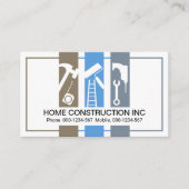 Constructie Handyman Tools Panel Lijst Visitekaartje (Voorkant)