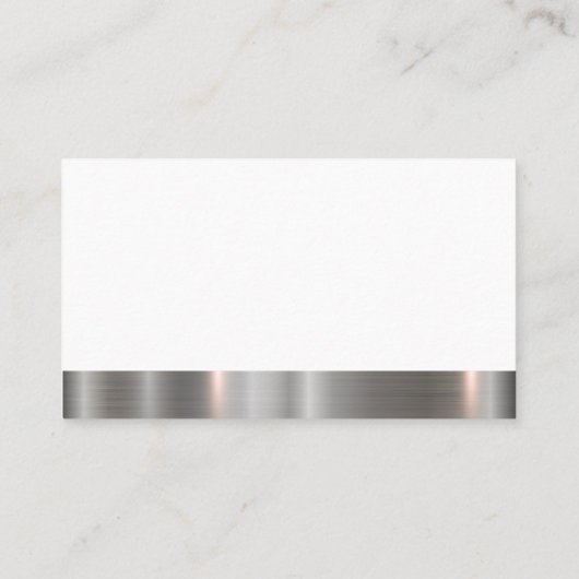 Constructie Hardhat Metallic Gear Logo Visitekaartje (Achterkant)