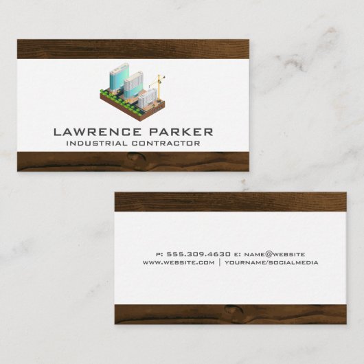 Constructie Herstel | Hoogbouw | Industrieel Visitekaartje (Voorkant / Achterkant)
